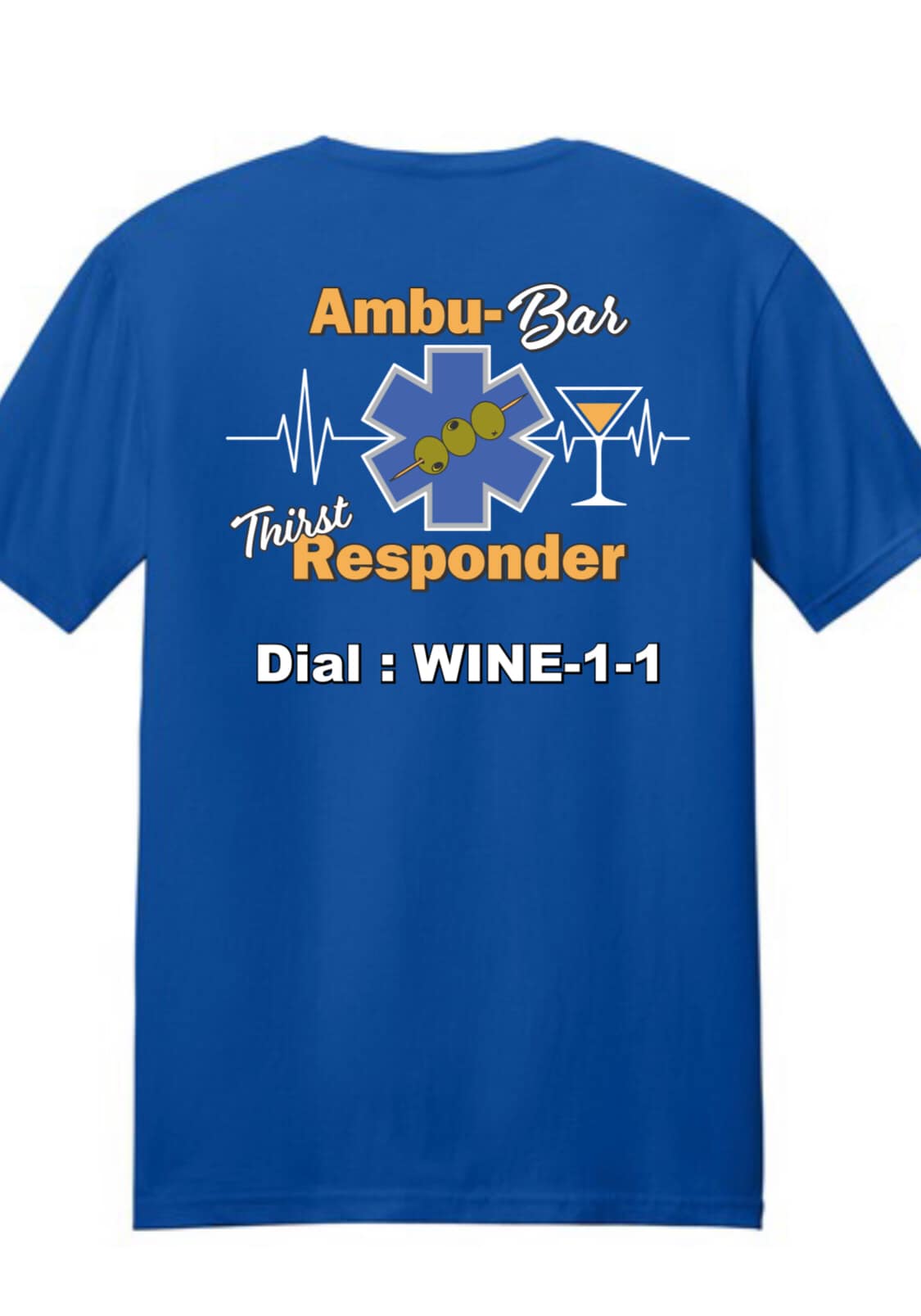 Blue Ambu Bar Thirst Responder T-shirt